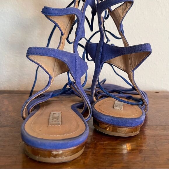 Schutz Lace Up Sandals - Picture 6 of 7